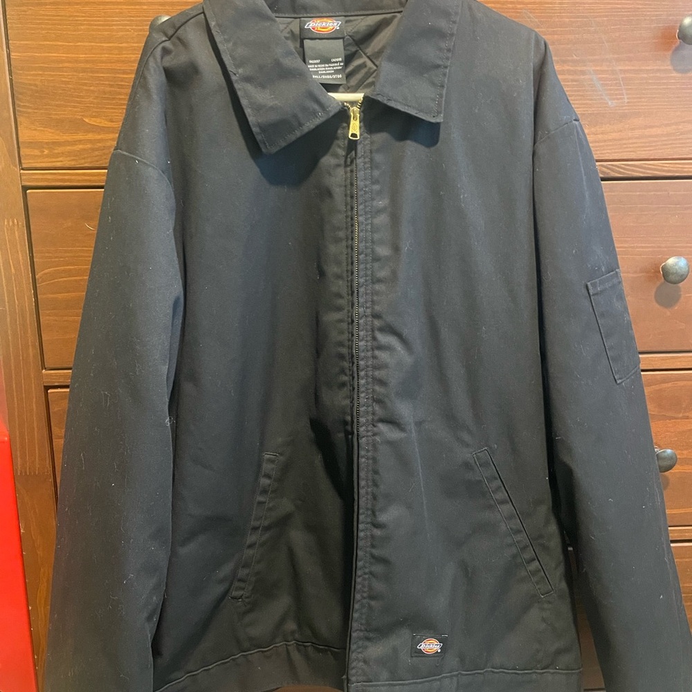 Dickies Men's Classic Black Shirt Jacket